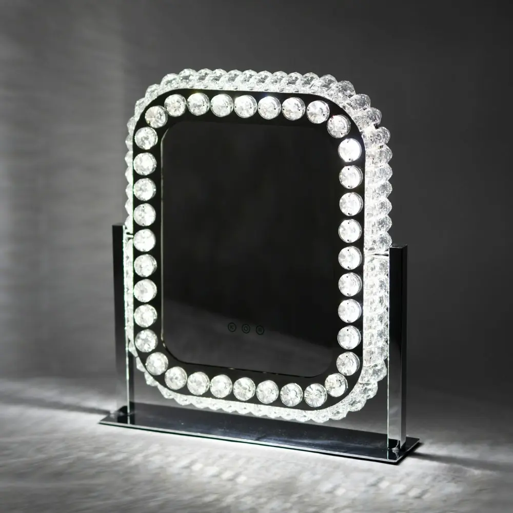 Rectangle Glam Crystal Mirror