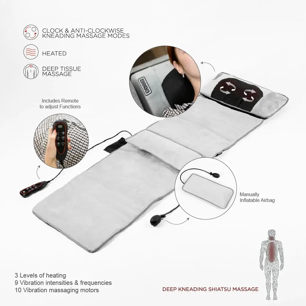 Body Vibrating Massage Mat With Heat