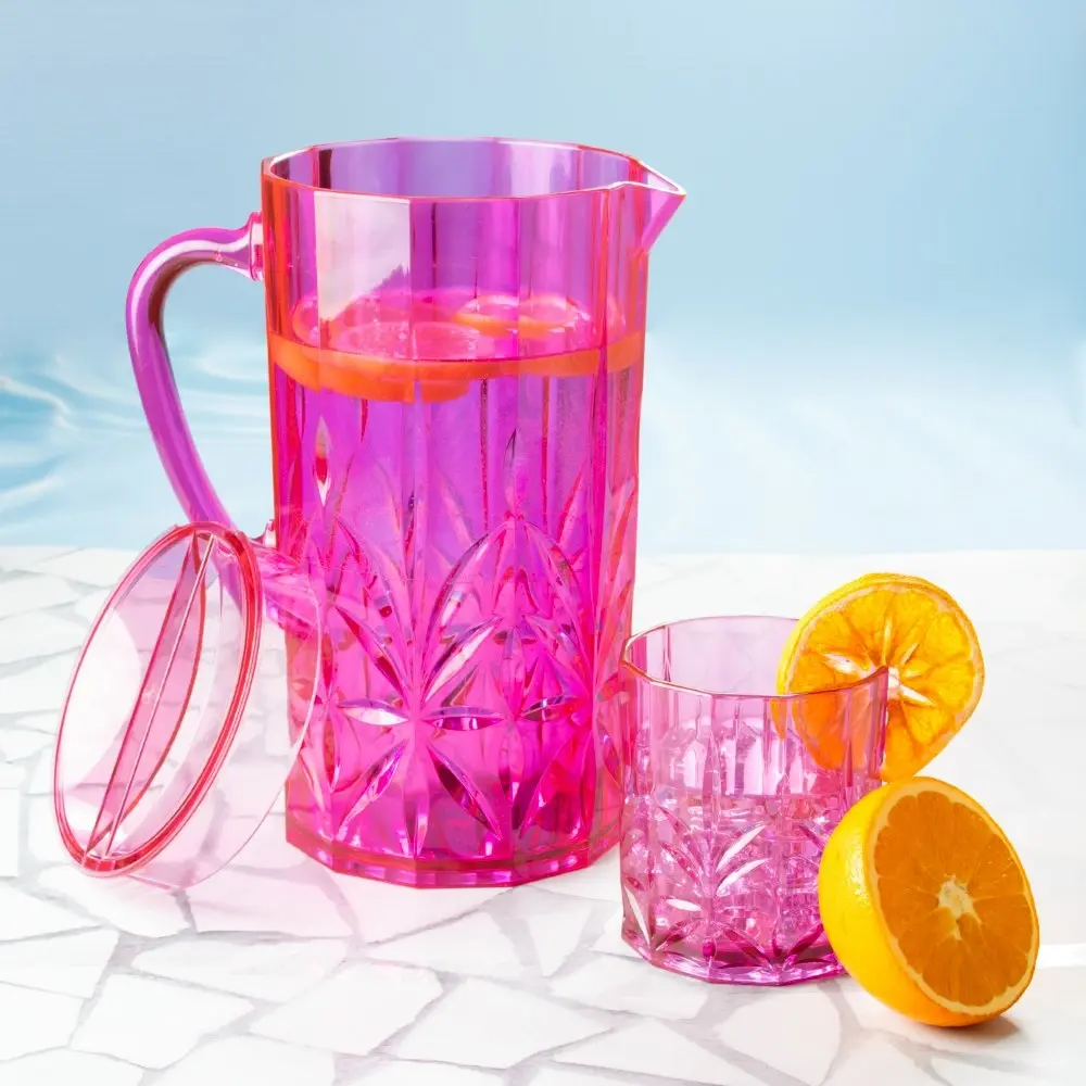 Hot Pink Acrylic Pitcher 2.5L