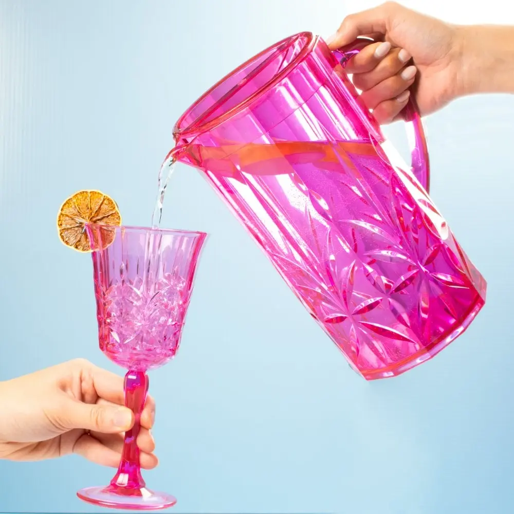 Hot Pink Acrylic Pitcher 2.5L