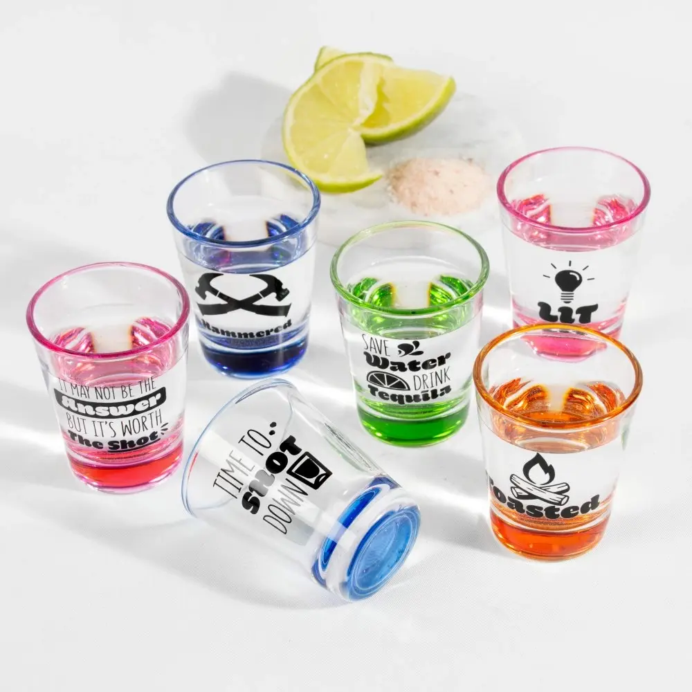 Coloured Shot Glasses