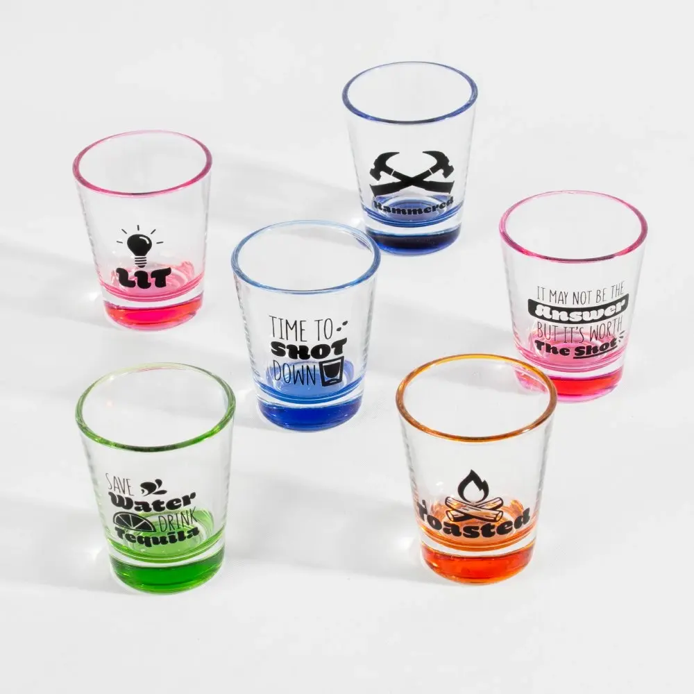 Coloured Shot Glasses