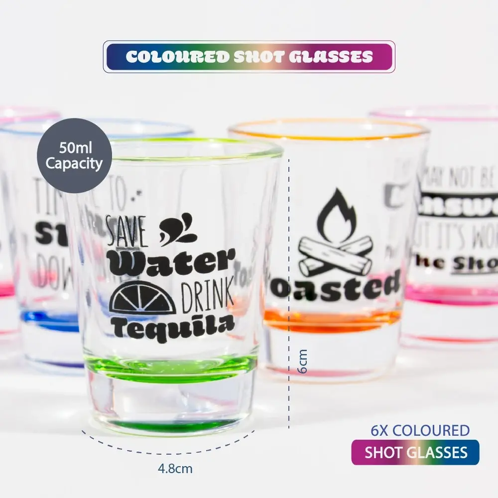 Coloured Shot Glasses