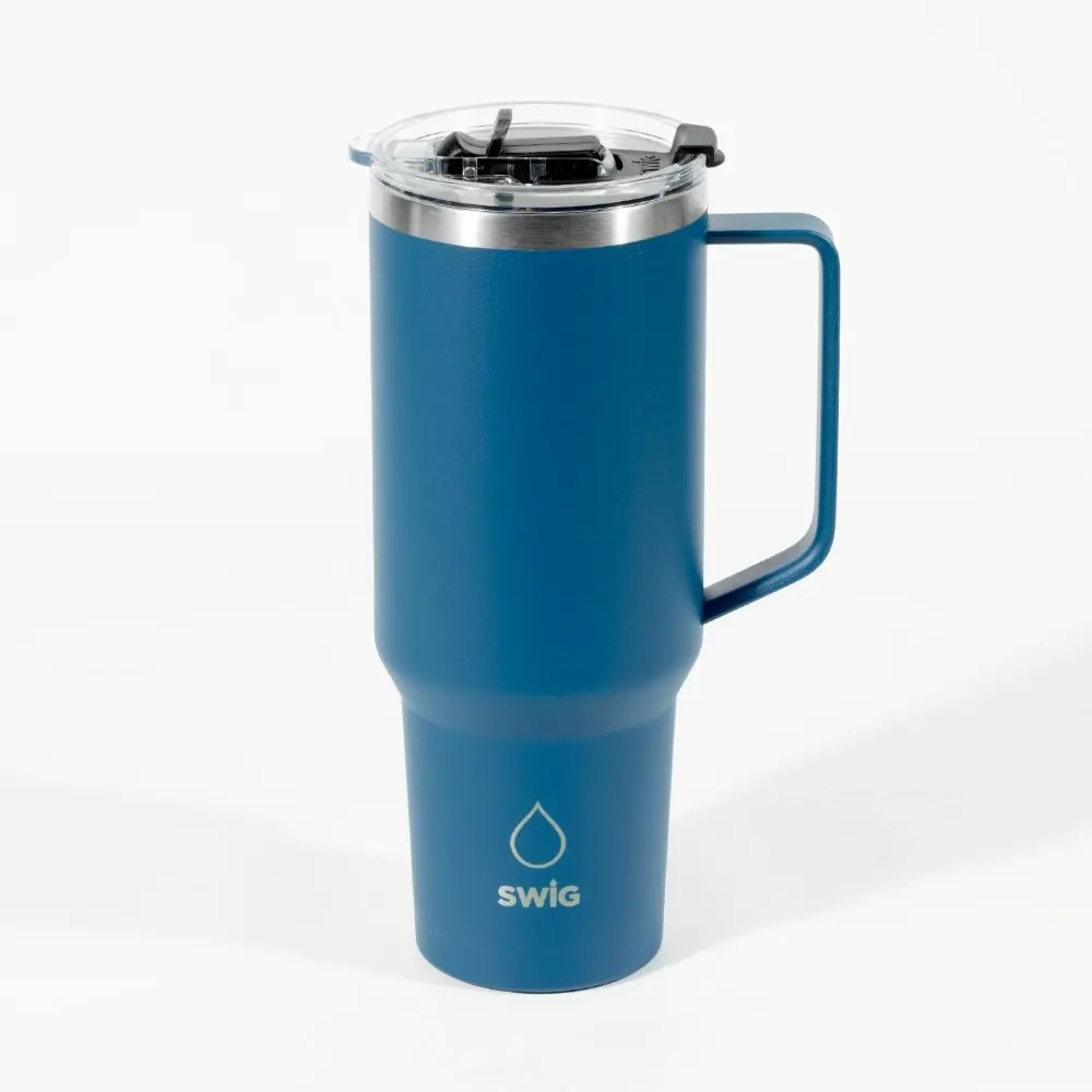 Swig Steel Blue Matte Tumbler 1200mL