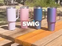 Swig Steel Blue Matte Tumbler 1200mL