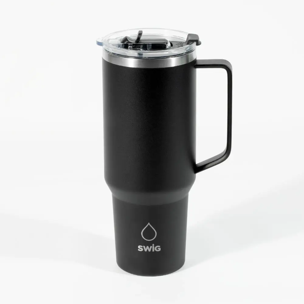 Swig Black Matte Tumbler 1200mL