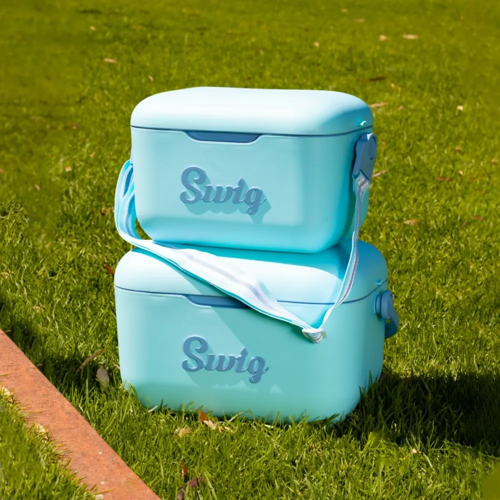 Swig Retro Blue Cooler Box 20L