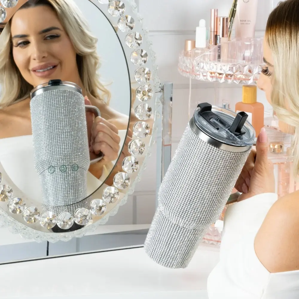 Swig Silver Glitz Tumbler 1200ml