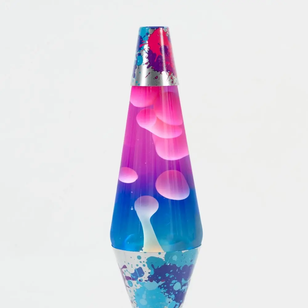 Colour Burst & White Lava Lamp