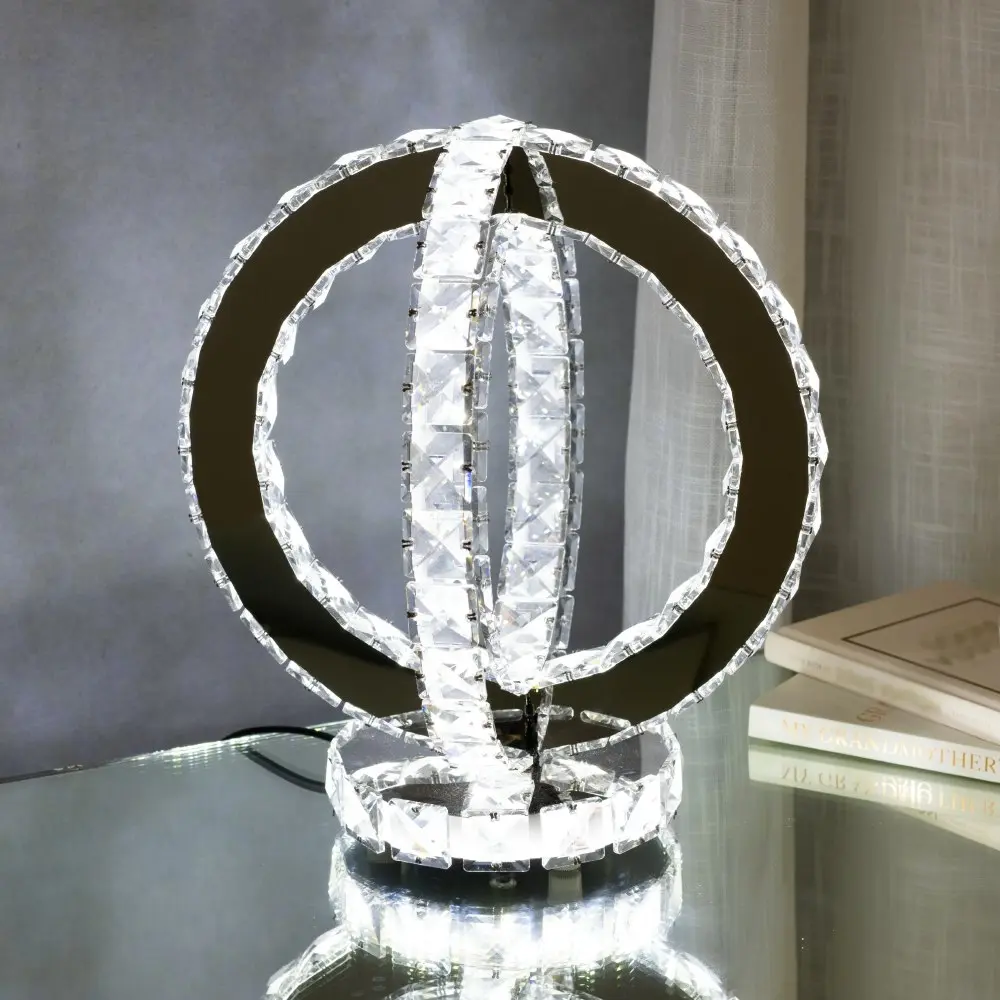 Circle Diamond Crystal Lamp