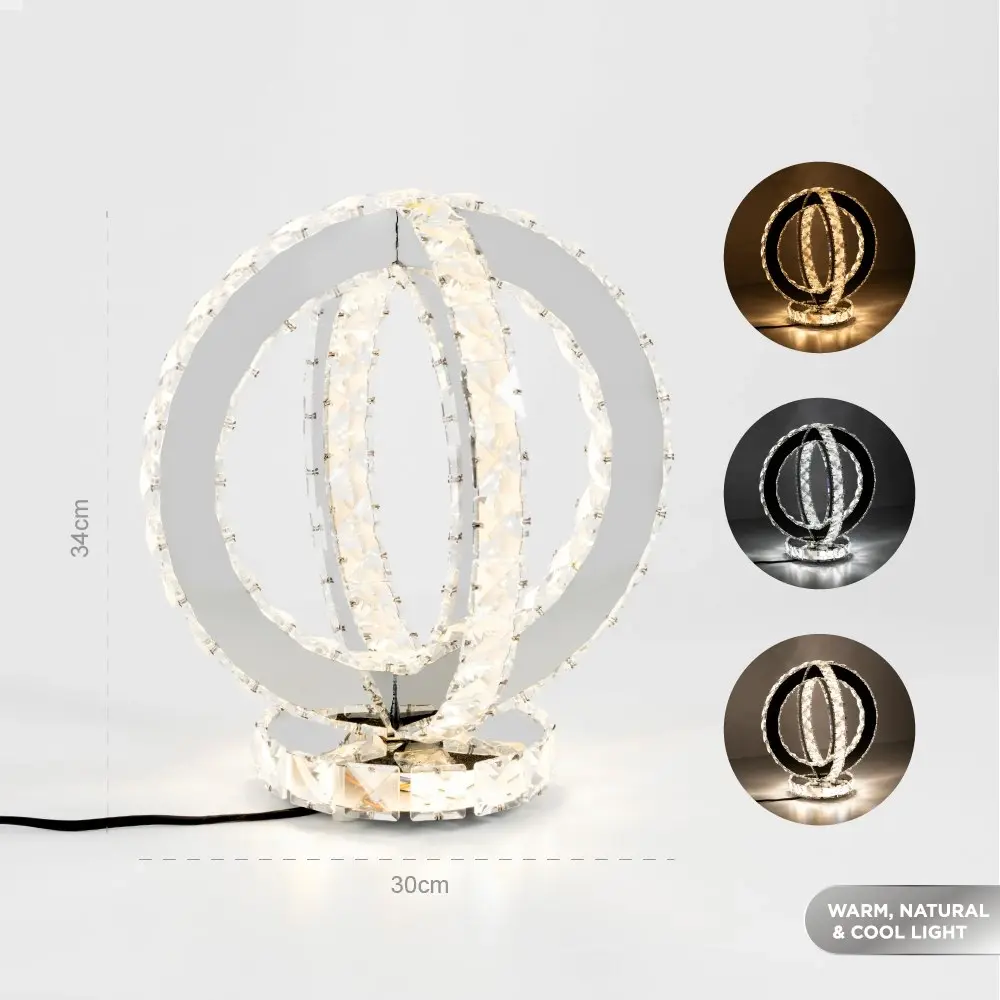 Circle Diamond Crystal Lamp