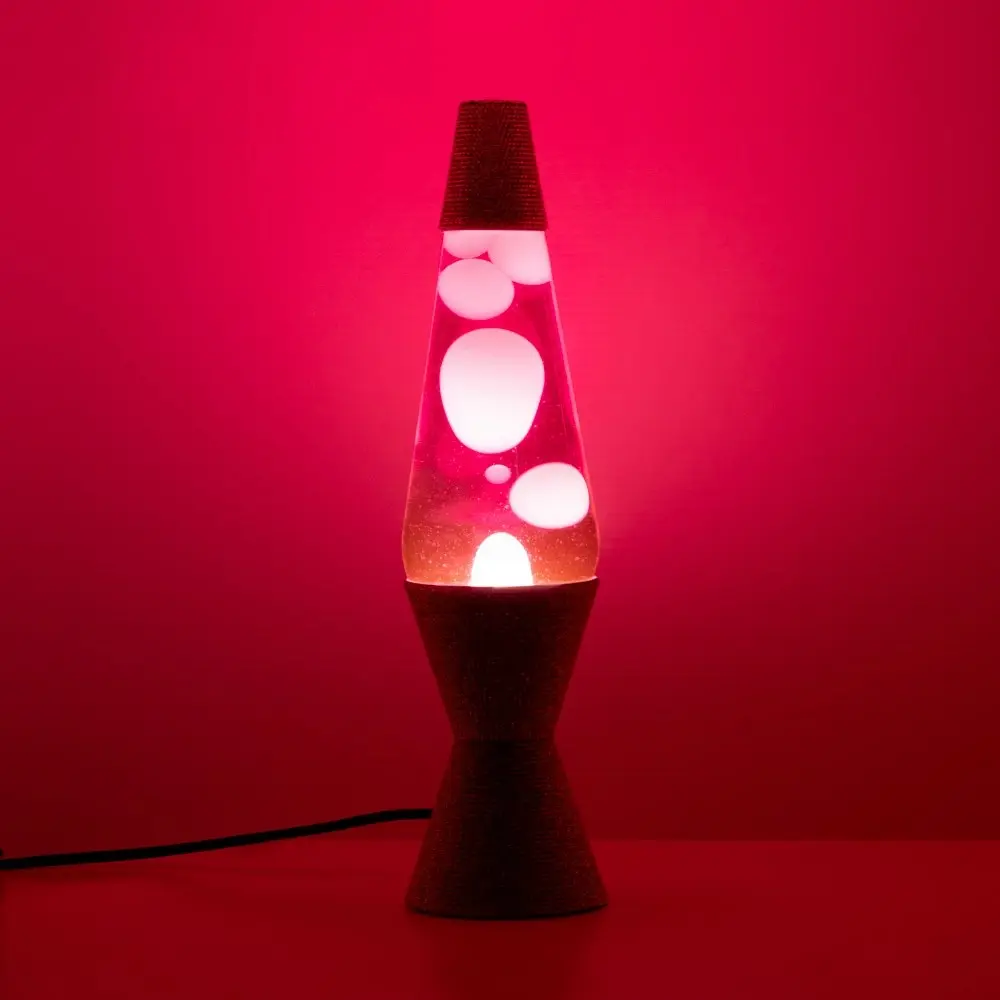 Glam Pink & White Lava Lamp