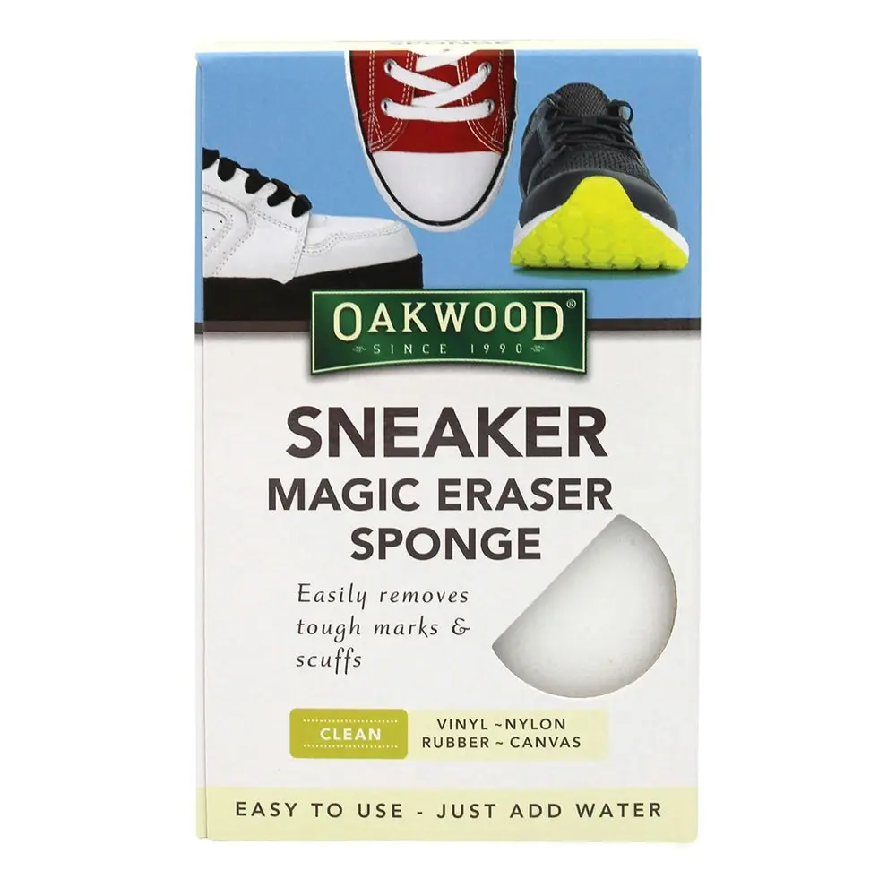 3x Oakwood Sneaker Magic Eraser 11cm Sponge Shoe Vinyl/Rubber/Nylon Cleaner