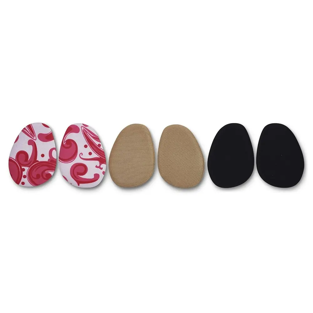 2x 3 Pairs Fashion Print Ball-of-Foot Forefoot Cushion Pad Insole One Size