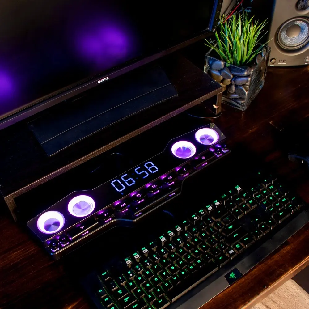 Gaming Sound Bar with RGB Lights