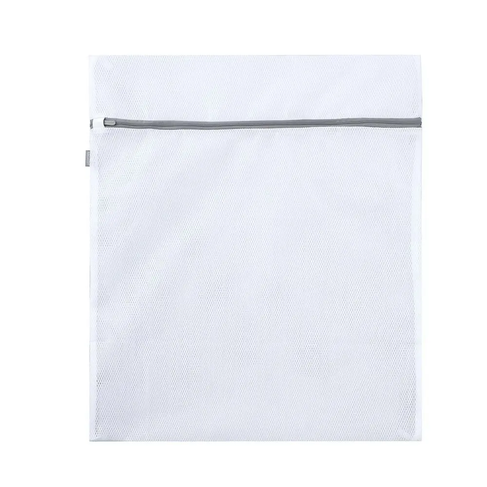 4x Boxsweden Wash It 60x50cm Washing Machine Mesh Clothes Bag Storage Large WHT