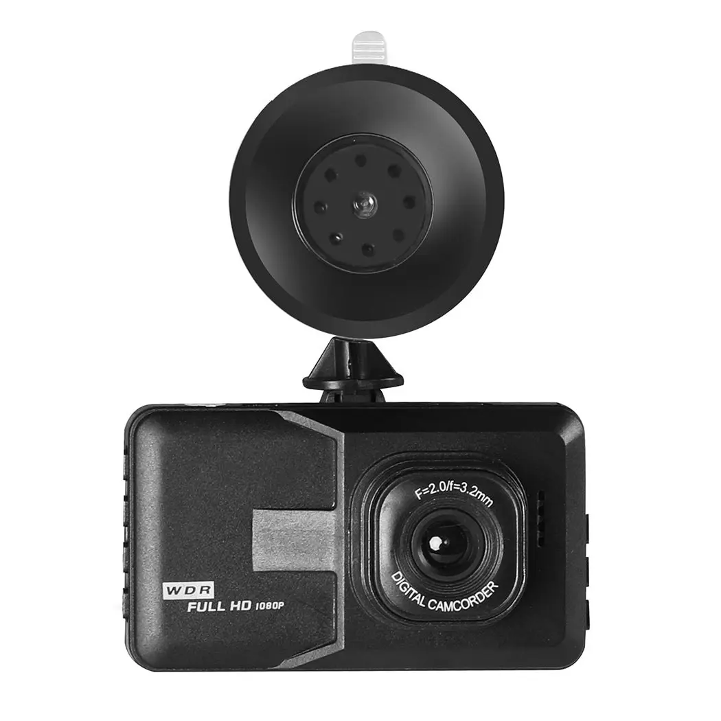 Manan Car Dash Camera Cam 1080P FHD 3"LCD Video DVR Recorder Camera 11 Languages