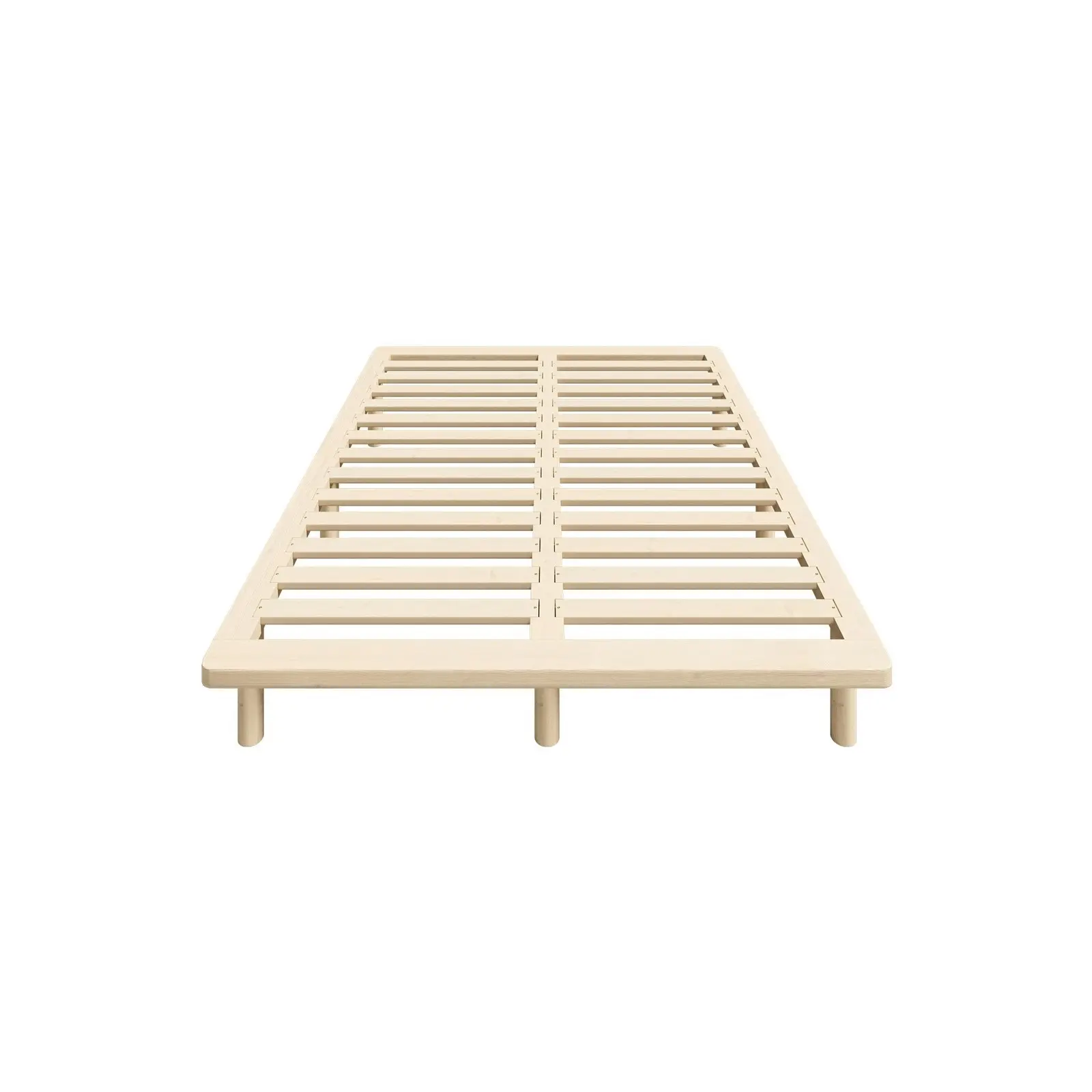 Oikiture Bed Frame King Single Wooden Bed Base Platform Timber