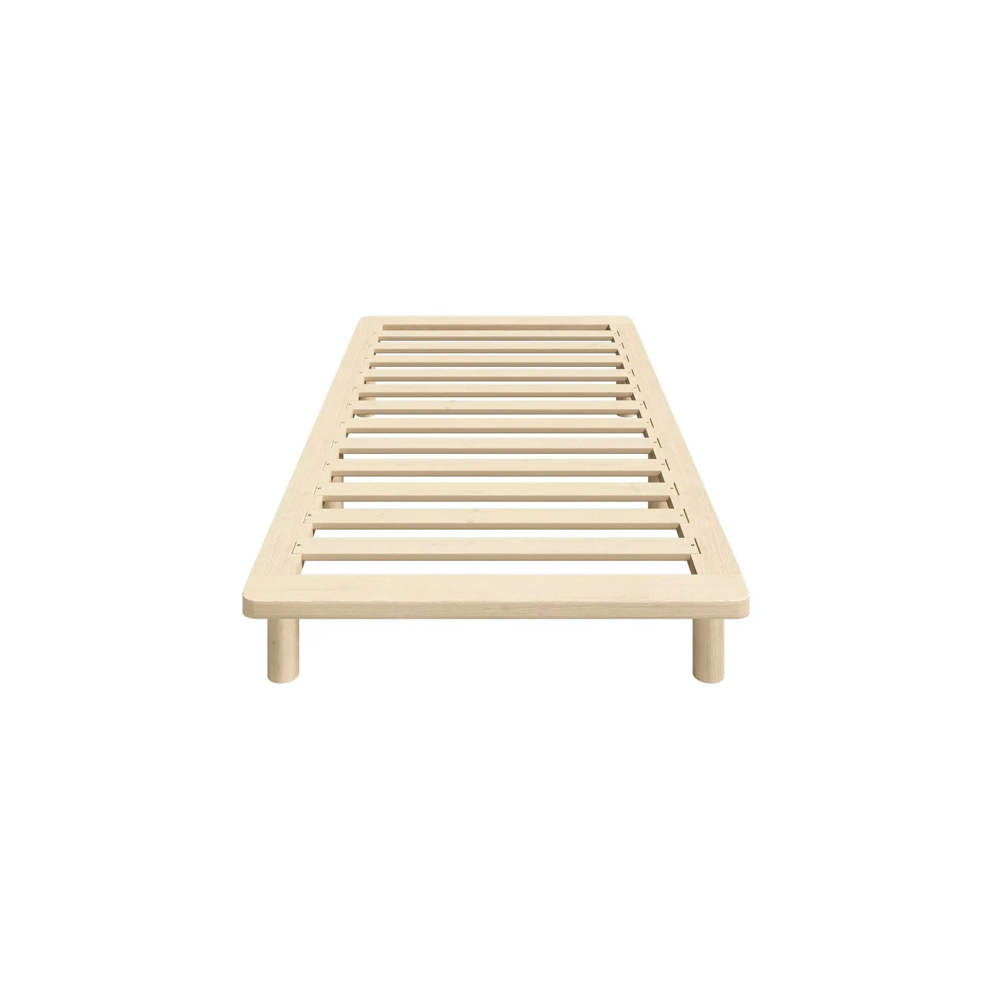 Oikiture Bed Frame Single Size Wooden Bed Base Platform Timber