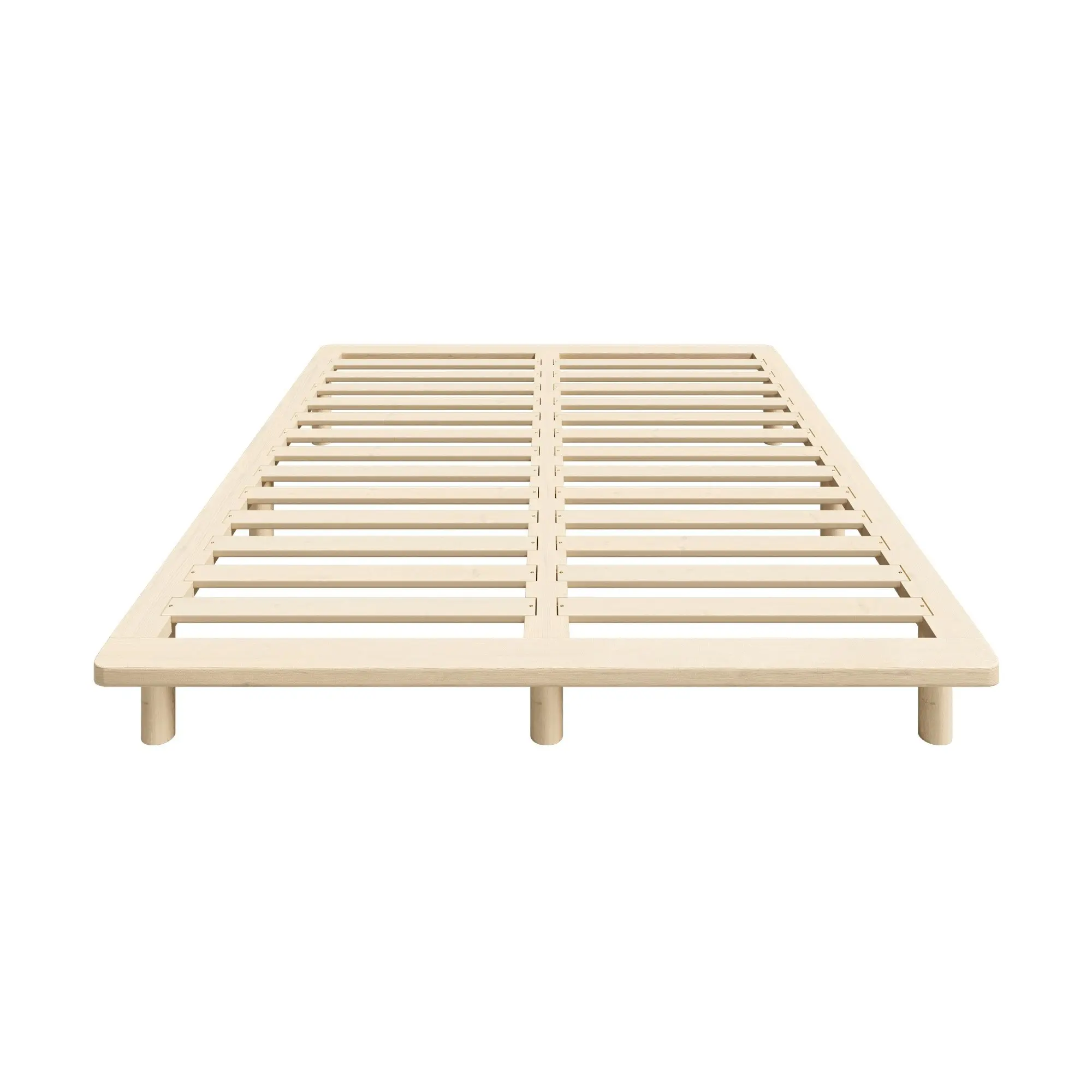 Oikiture Bed Frame Queen Size Wooden Bed Base Platform Timber