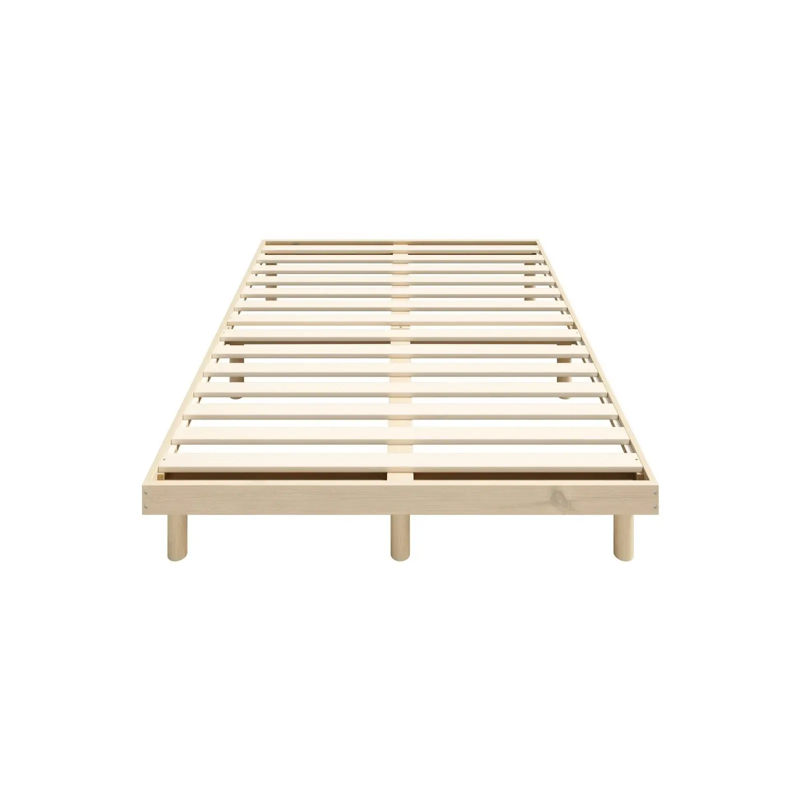 Oikiture Bed Frame King Single Wooden Base Bed Platform