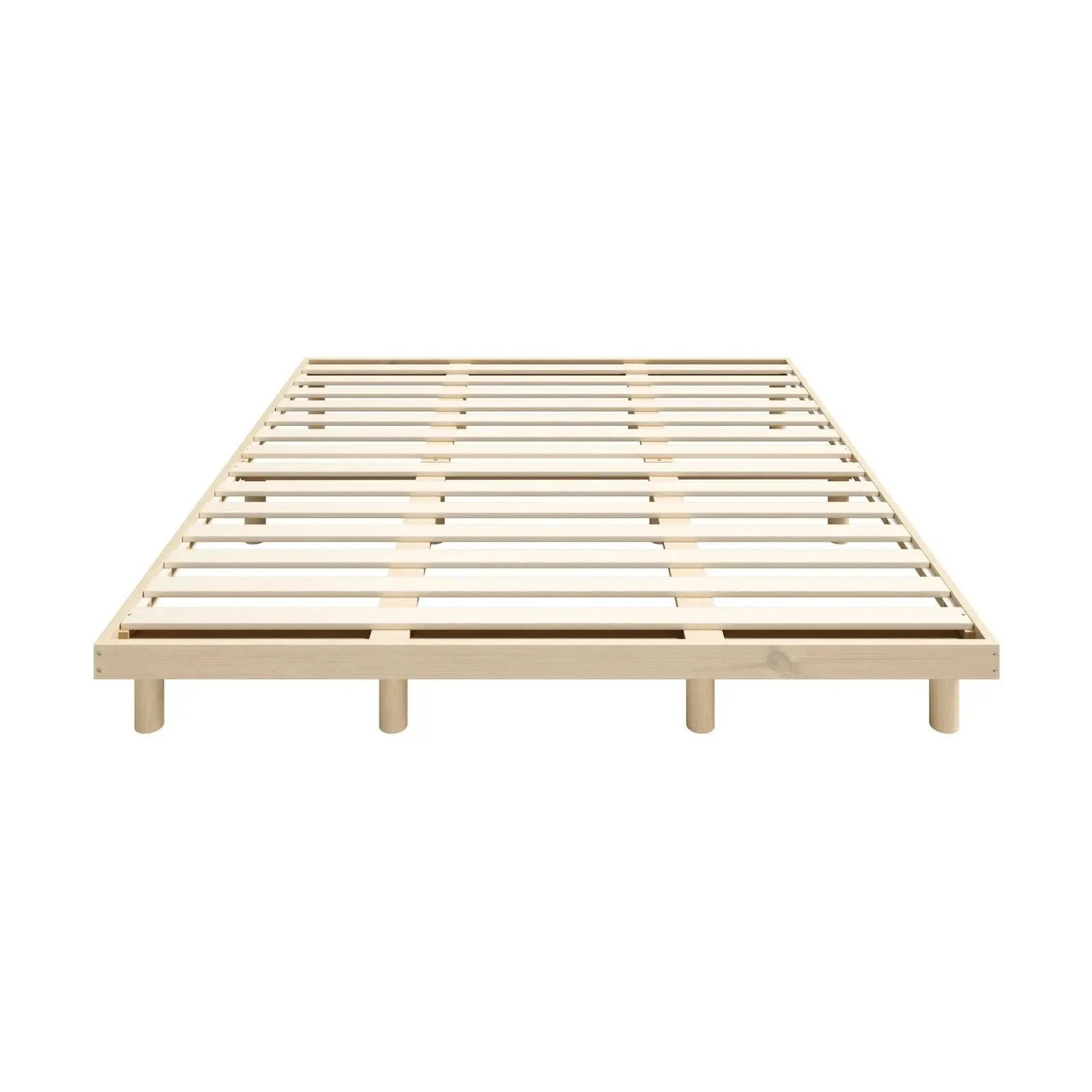 Oikiture Bed Frame King Size Wooden Base Bed Platform