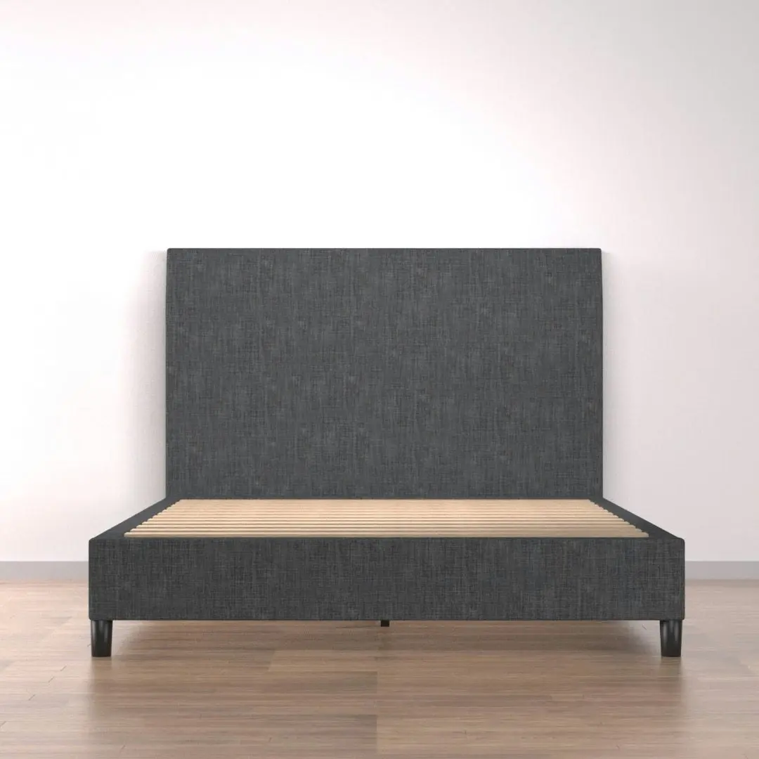 Bedhead & Bed Base Bundle (Upholstered Portabase - Graphite)