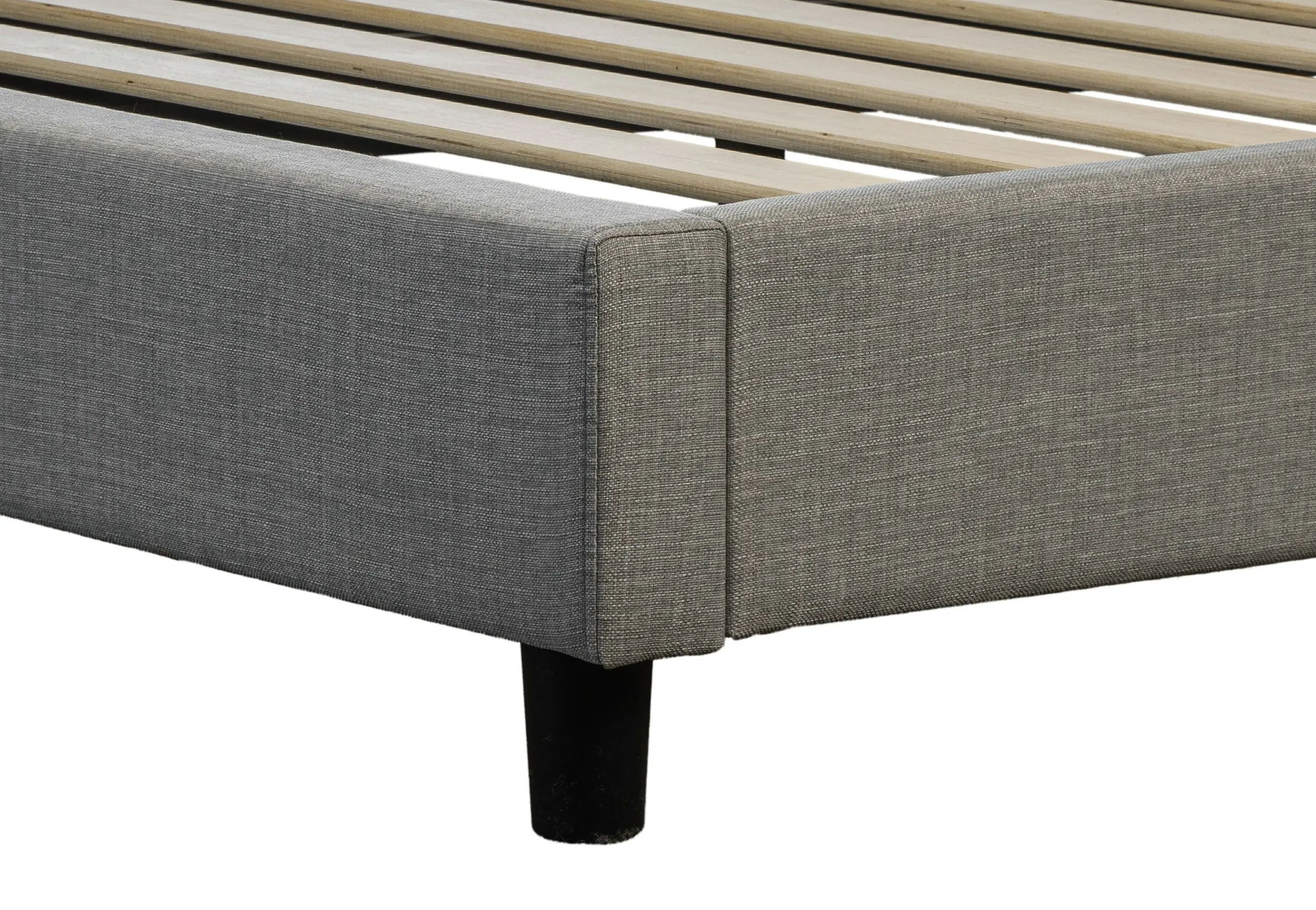 Upholstered Portabase Bed Base - Grey