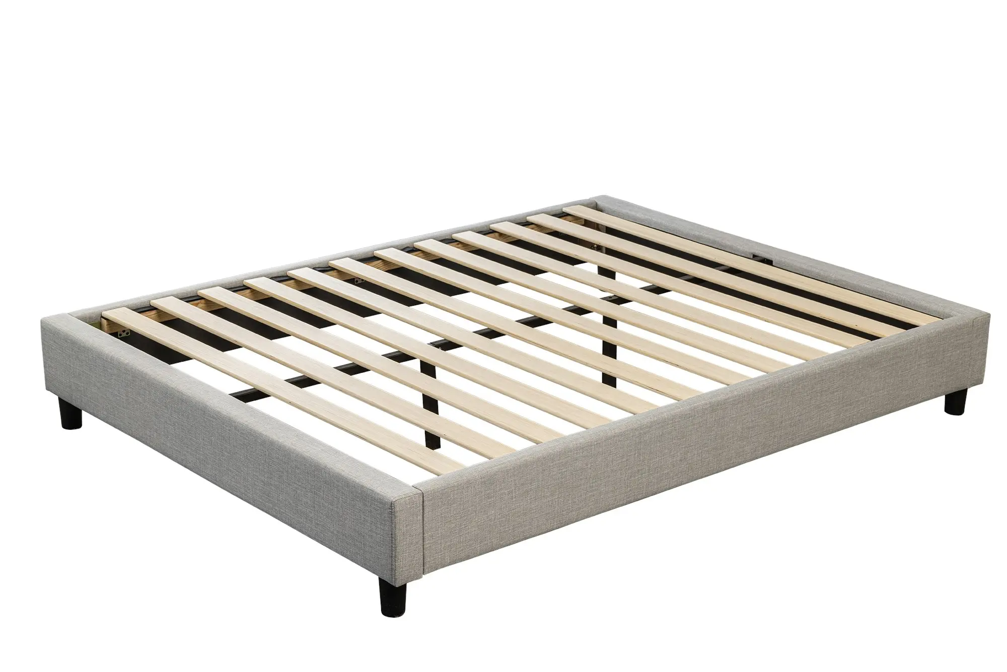 Upholstered Portabase Bed Base - Grey