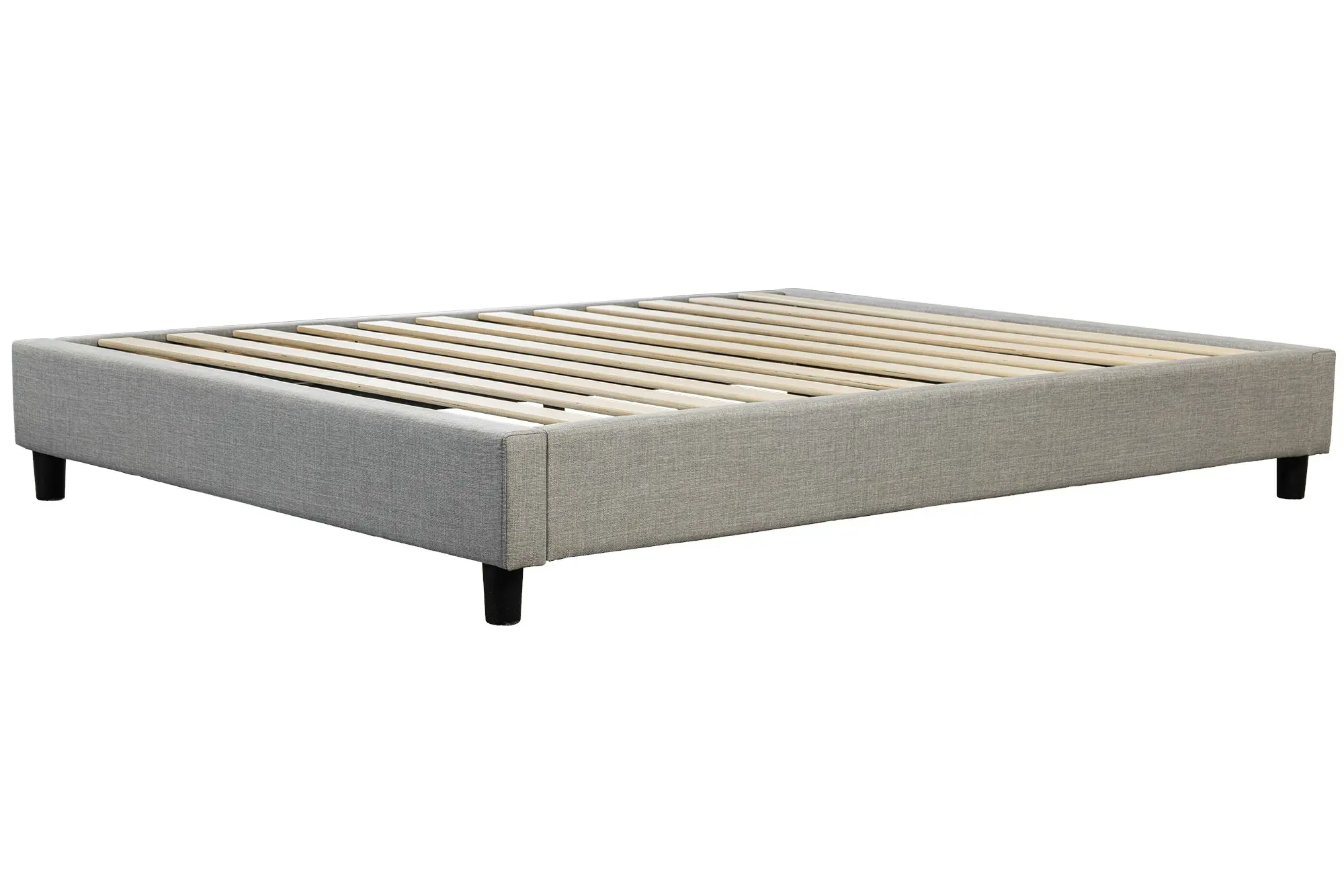 Upholstered Portabase Bed Base - Grey