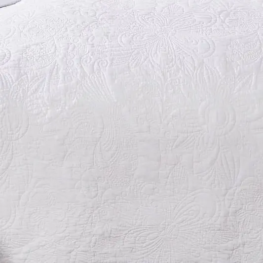 Pure White Bedspread by Classic Quilts