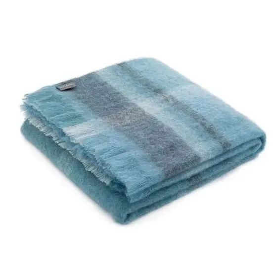 Archie Mohair Throw Rug by St Albans