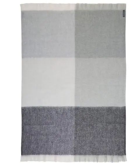 Ghost Mohair Throw Rug by St Albans