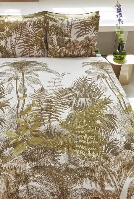 Caribe Ochre Cotton Quilt Cover Set by PIP Studio