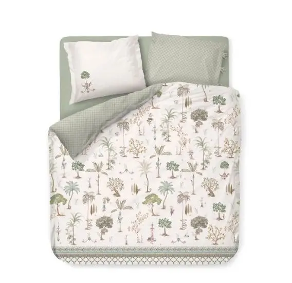 Giardini di Frutta White Cotton Quilt Cover Set by PIP Studio