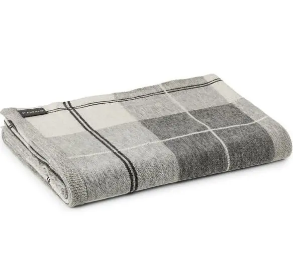 Alistair Wool Knitted Throw Rug by St Albans