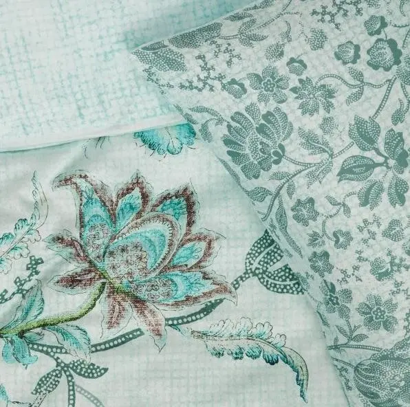 Oilily Amelie Sits Mix Green Oilily Cotton Sateen Quilt Cover Sets by Bedding House