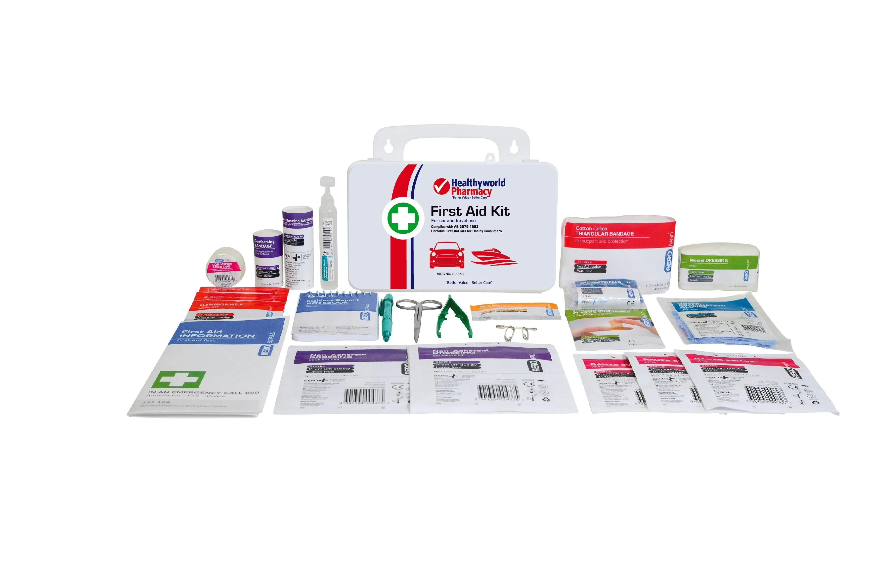 HEALTHYWORLD Travel First Aid Kit