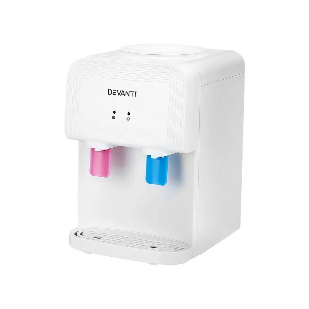 Devanti Water Cooler Dispenser Bench Top White