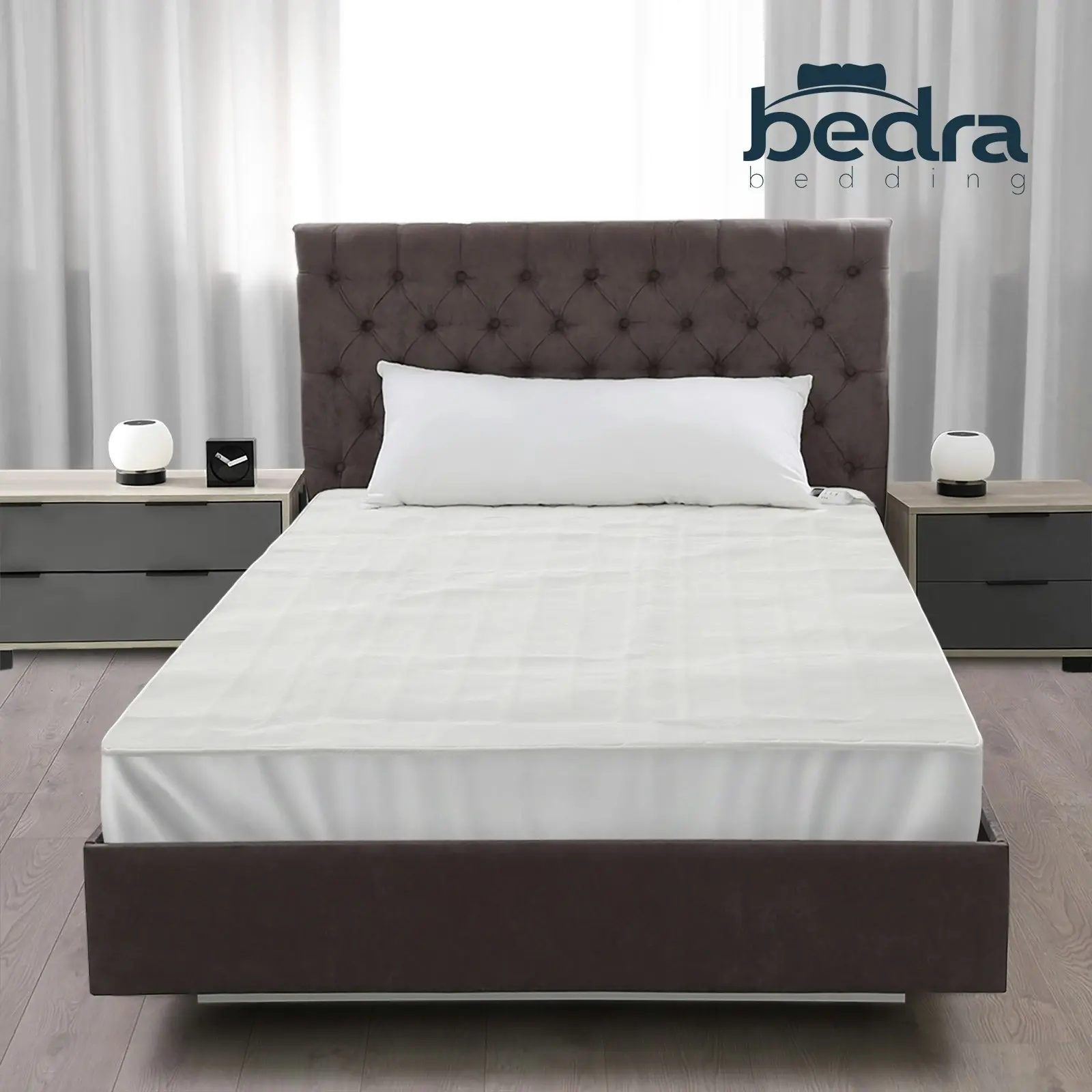 Bedra Electric Blanket Fully Fitted Polyester Heated Underlay King Single