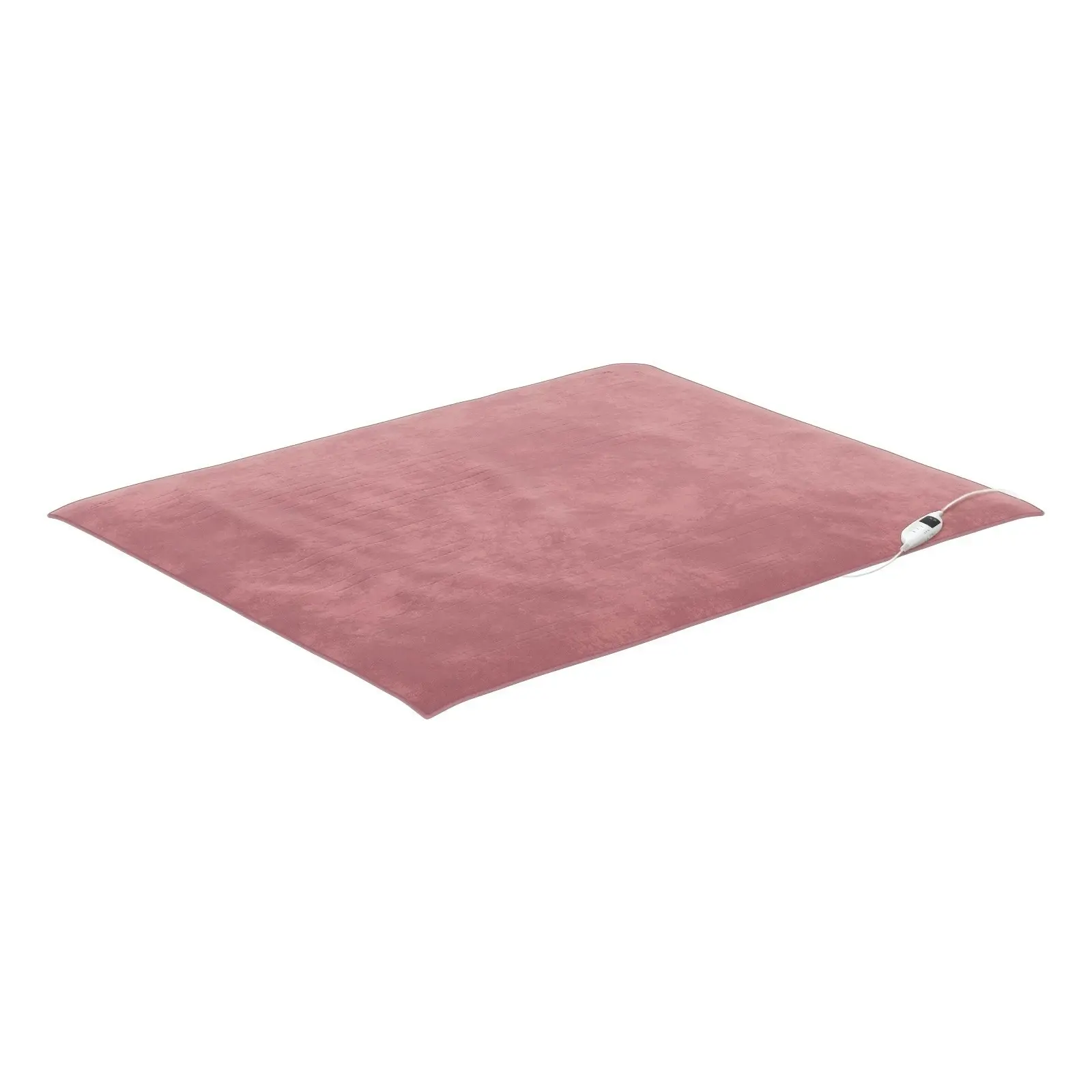 Bedra Washable Electric Heated Throw Rug Flannel Snuggle Blanket Winter Pink