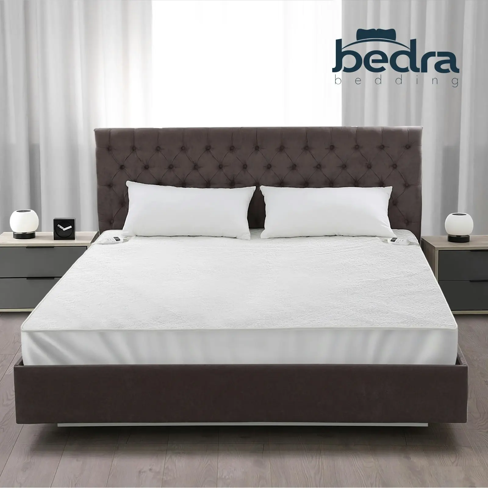 Bedra Electric Blanket Washable Fleece Heated Fully Fitted Winter Pad Queen