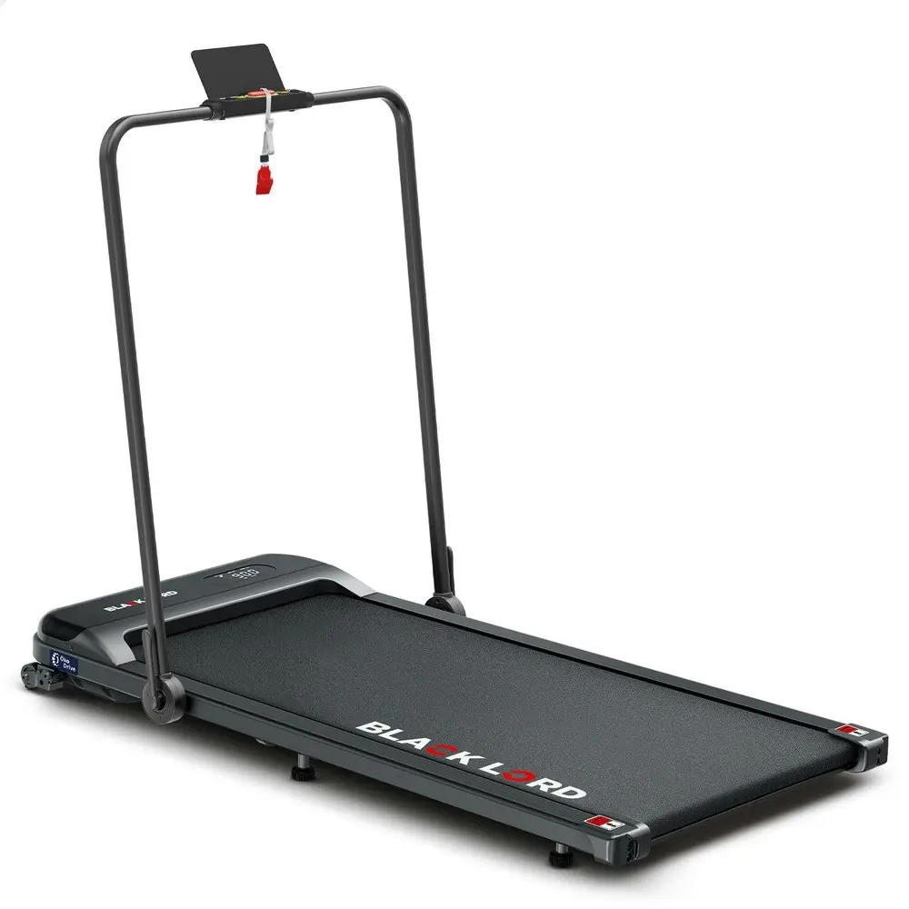 Black Lord Treadmill Electric Walking Pad Home Office Incline Foldable Black