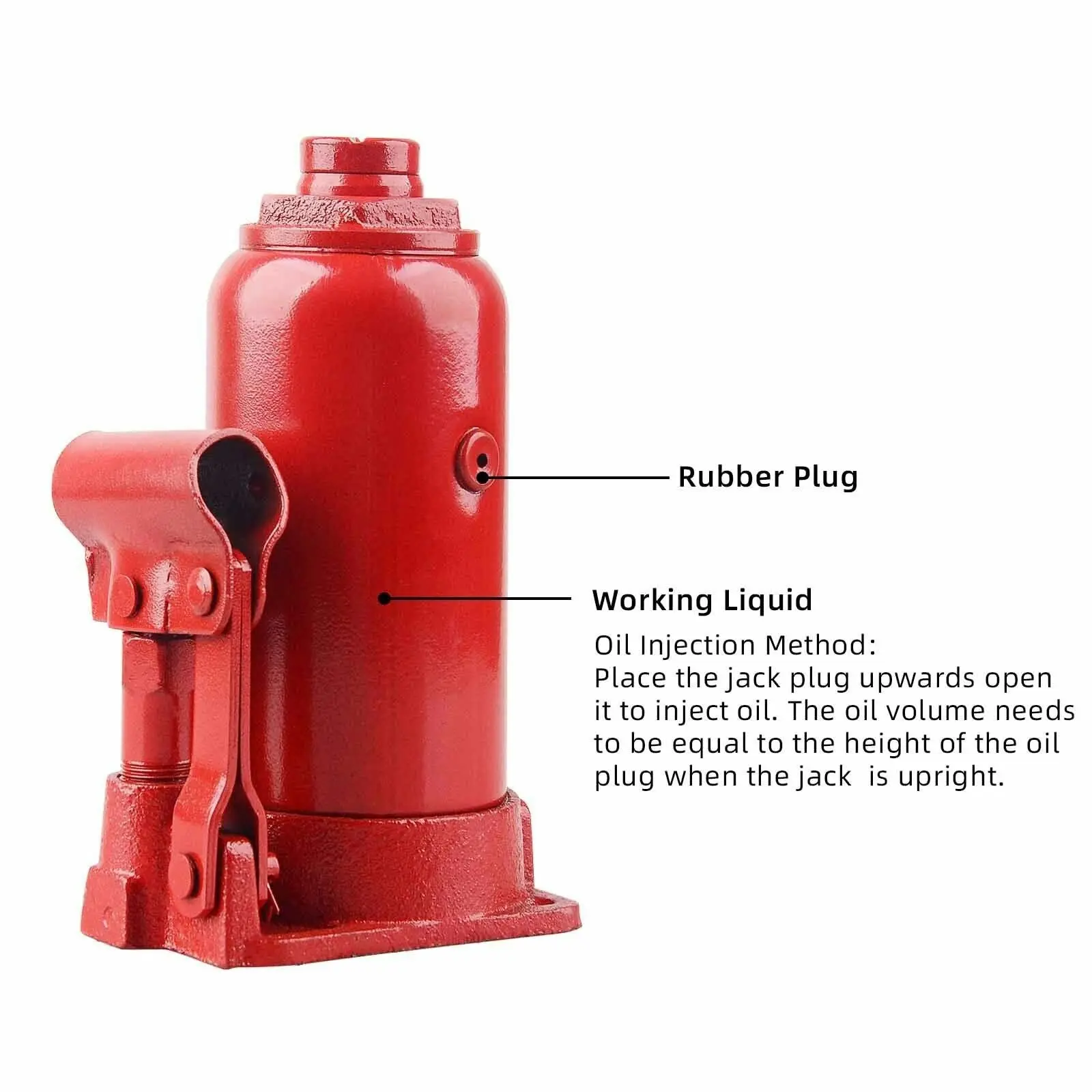 8Ton Hydraulic Bottle Jack Lift Car Lifting Tool Truck Caravan Tractors 4WD SUV