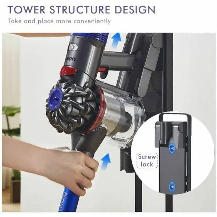 Freestanding Stick Vacuum Cleaner Stand Rack Holder For Dyson V6 V7 V8 V10 V11 V15