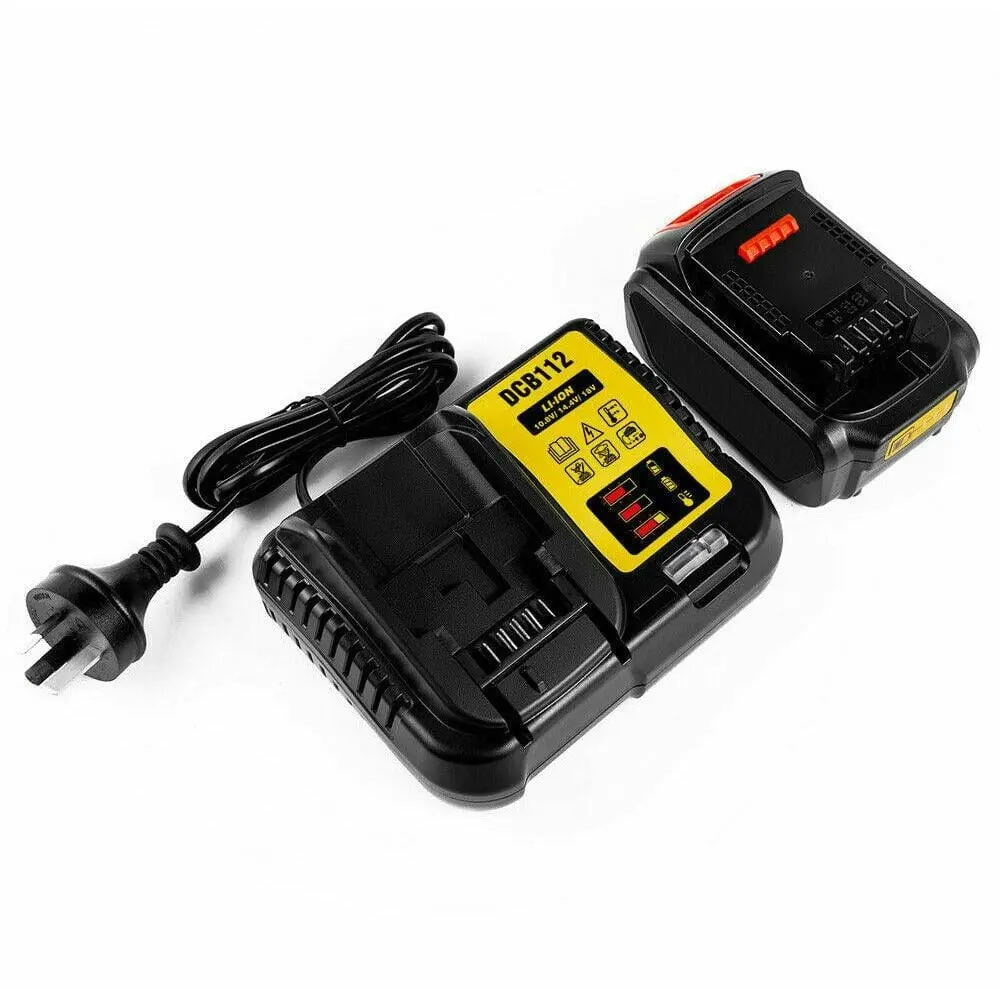 Battery Charger for Dewalt DCB105 DCB200 DCB120 DCB115 DCB112 10.8-18V Li-ion