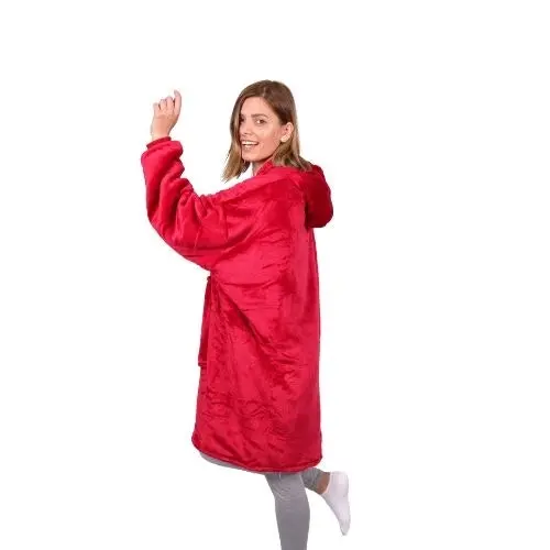 Hotto Premium Oversized Cuddle Hoodie Burgundy