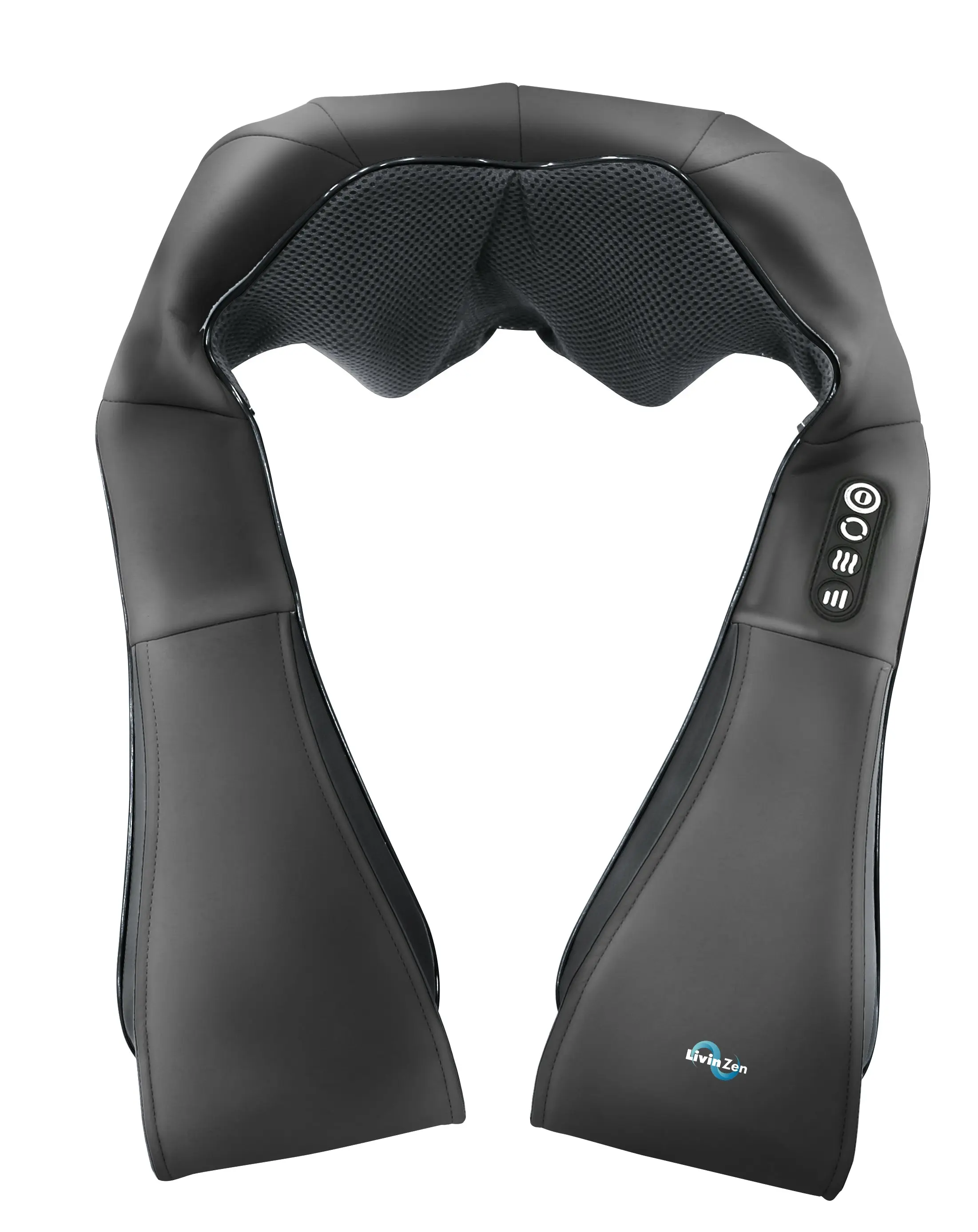 LivinZen Shiatsu 3D Portable Infrared Belt Shoulder, Neck, Back & Calf Massager