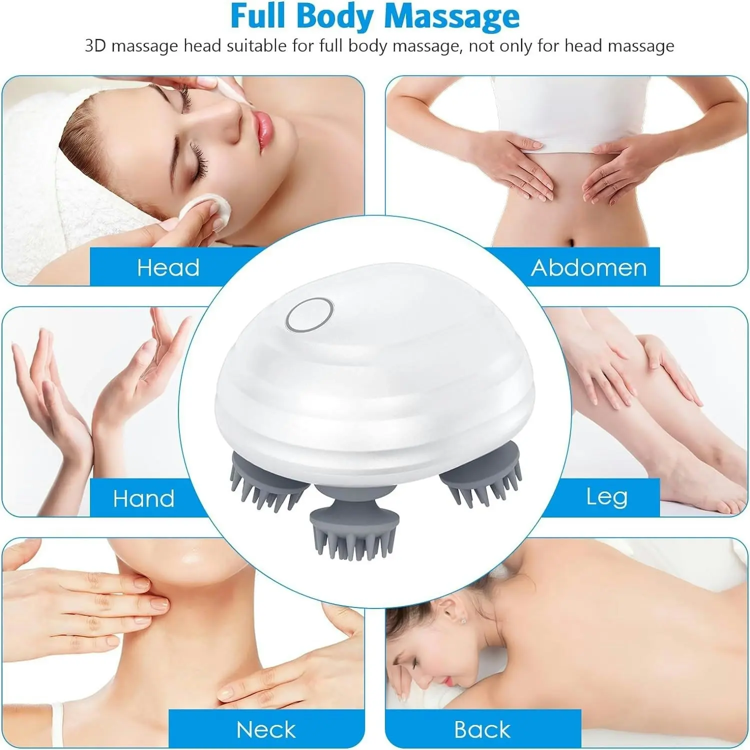 LivinZen Rechargeable Scalp & Body Massager