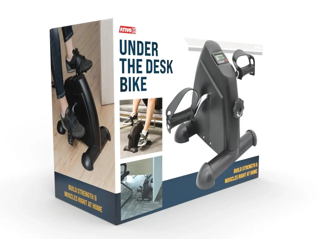 Ativo Under-the-Desk Manual Bike: Stay Active While You Work